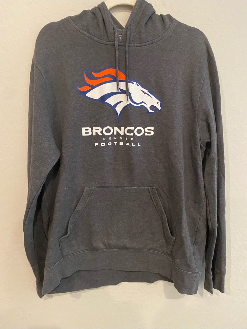 NFL Team Denver Broncos Pullover Hoodie Medium
